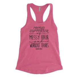 Proud Supporter Workout Tanks Blacked Out