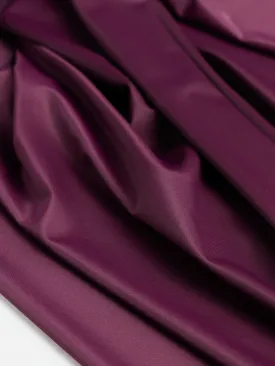 Recycled Nylon Spandex Swimwear Fabric - Aubergine
