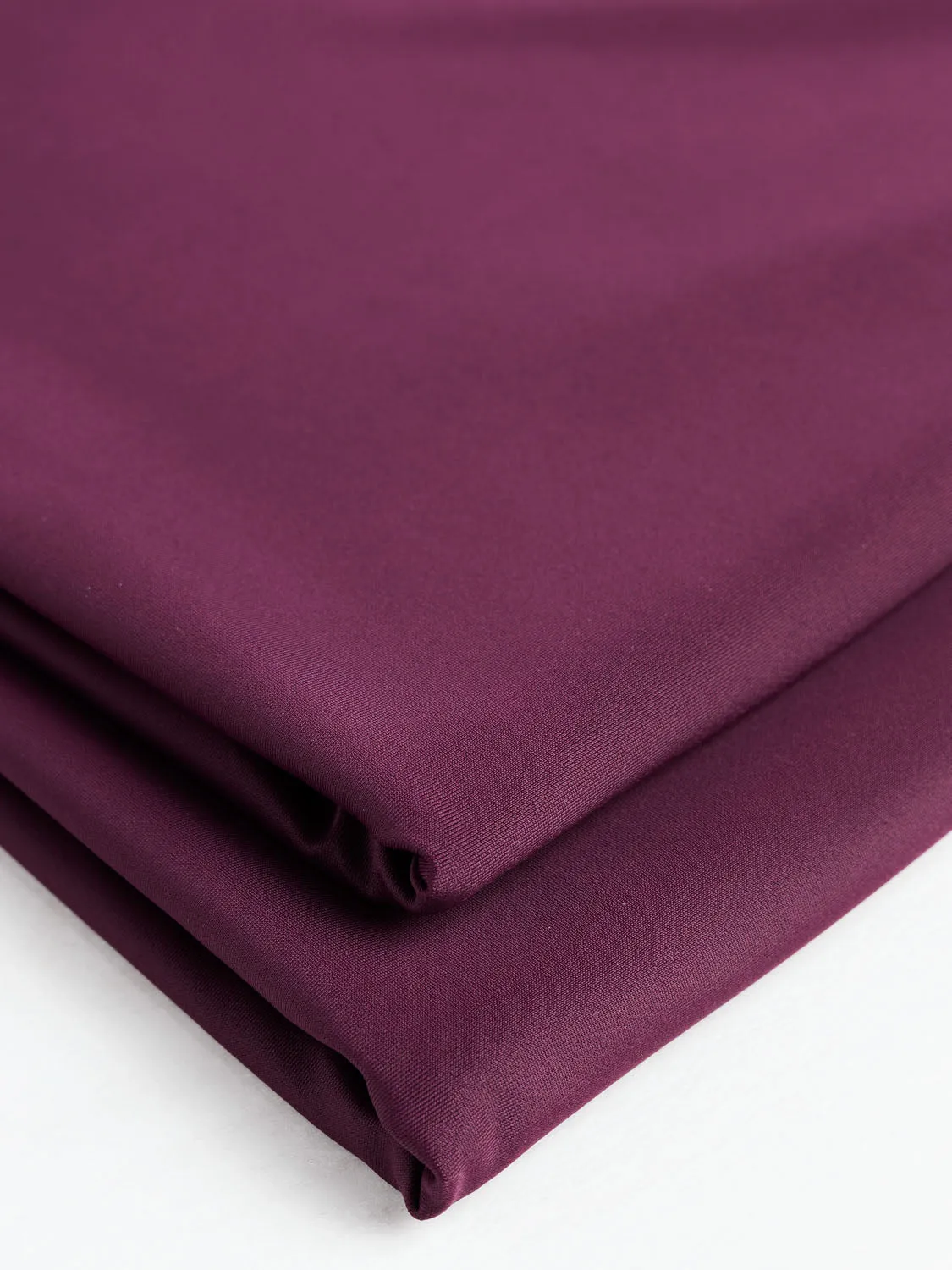 Recycled Nylon Spandex Swimwear Fabric - Aubergine