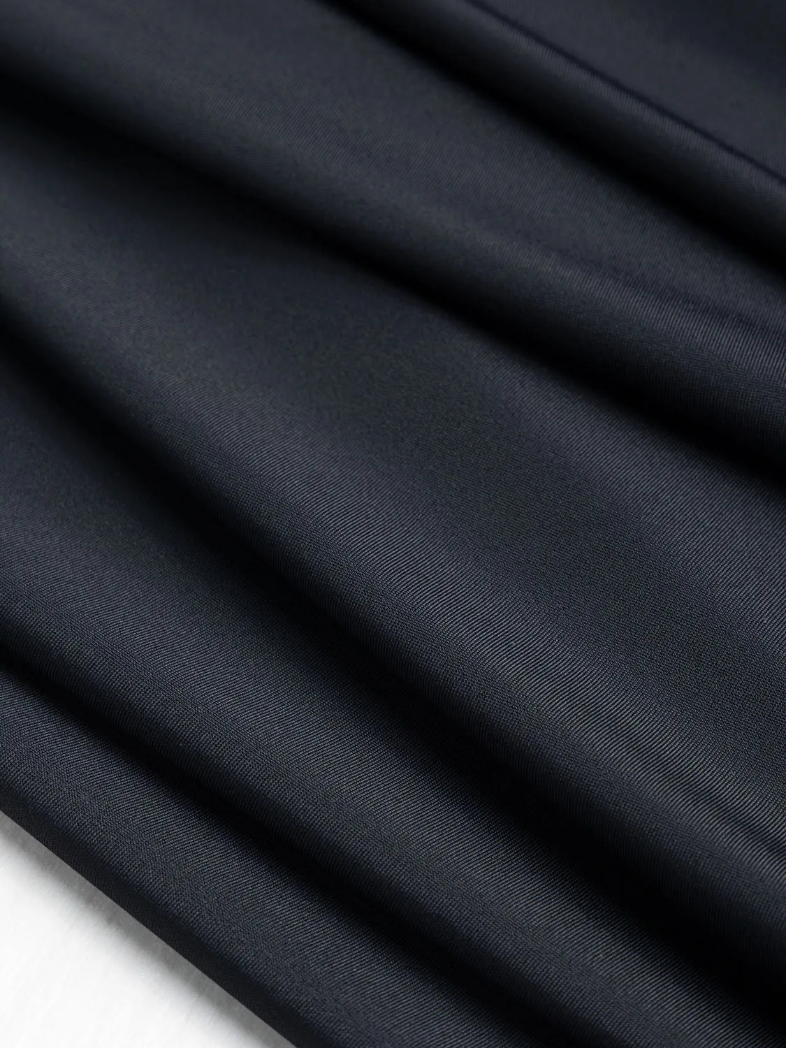 Recycled Nylon Spandex Swimwear Fabric - Black - Swatch