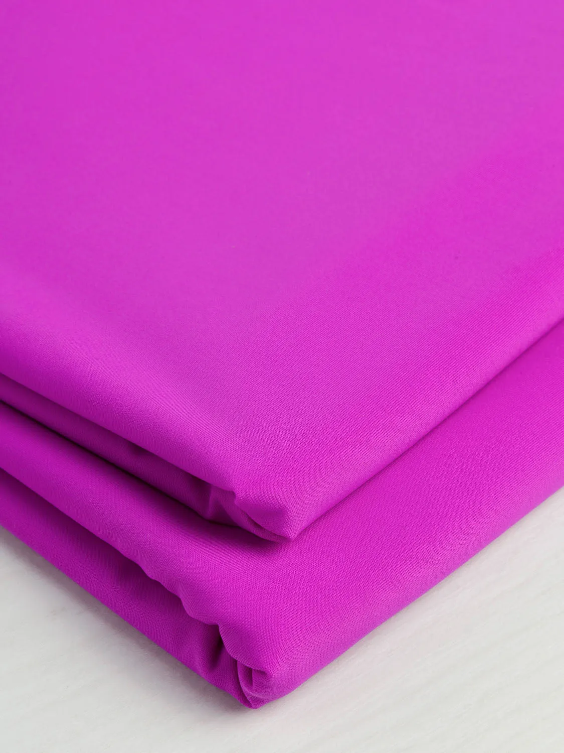 Recycled Nylon Spandex Swimwear Fabric - Magenta - Swatch