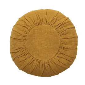 Round Mustard Pillow