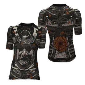Samurai Warrior Women's Short Sleeve Rash Guard