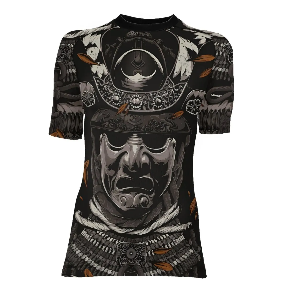 Samurai Warrior Women's Short Sleeve Rash Guard
