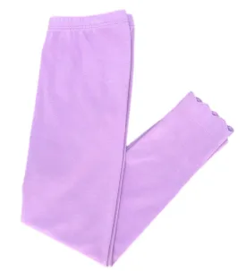 Scalloped Lavender Leggings