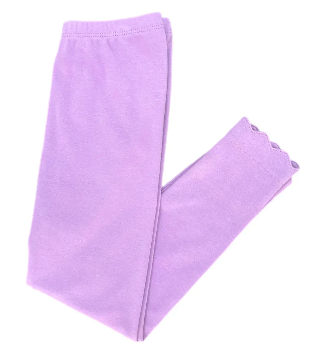 Scalloped Lavender Leggings