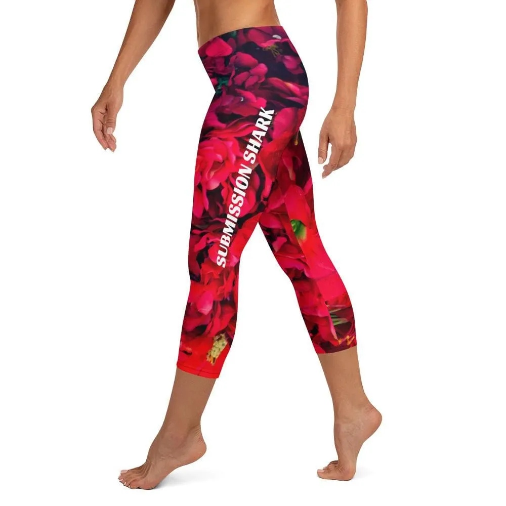 Scarlet Gardens ~ Capri Leggings