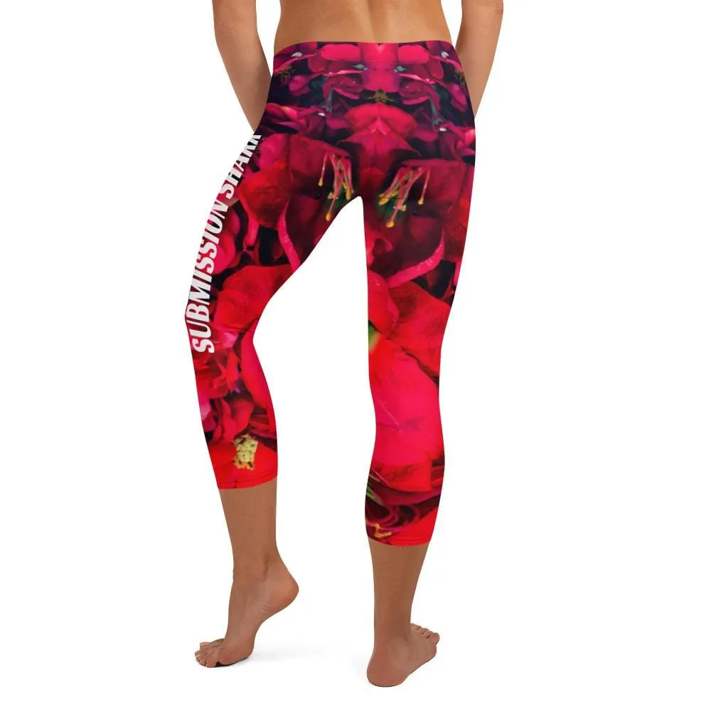 Scarlet Gardens ~ Capri Leggings