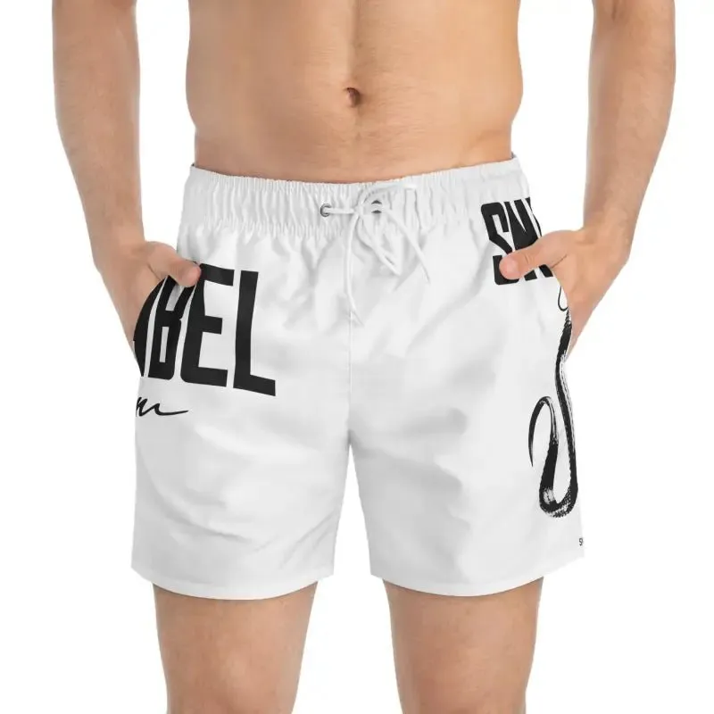Snake Swim Trunks (AOP) - Quick-Dry Lightweight Design for Summer Fun