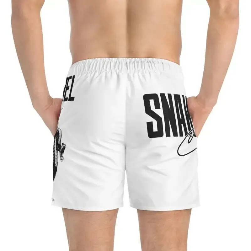 Snake Swim Trunks (AOP) - Quick-Dry Lightweight Design for Summer Fun