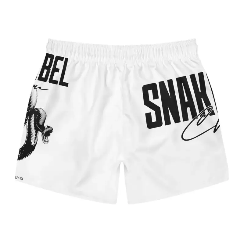 Snake Swim Trunks (AOP) - Quick-Dry Lightweight Design for Summer Fun