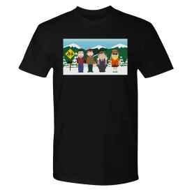 South Park Future Bus Stop Adult Short Sleeve T-Shirt