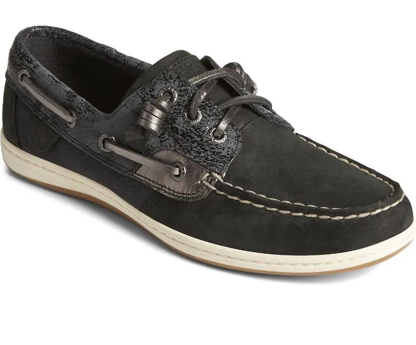 Sperry Womens Songfish Metallic Boat Shoes