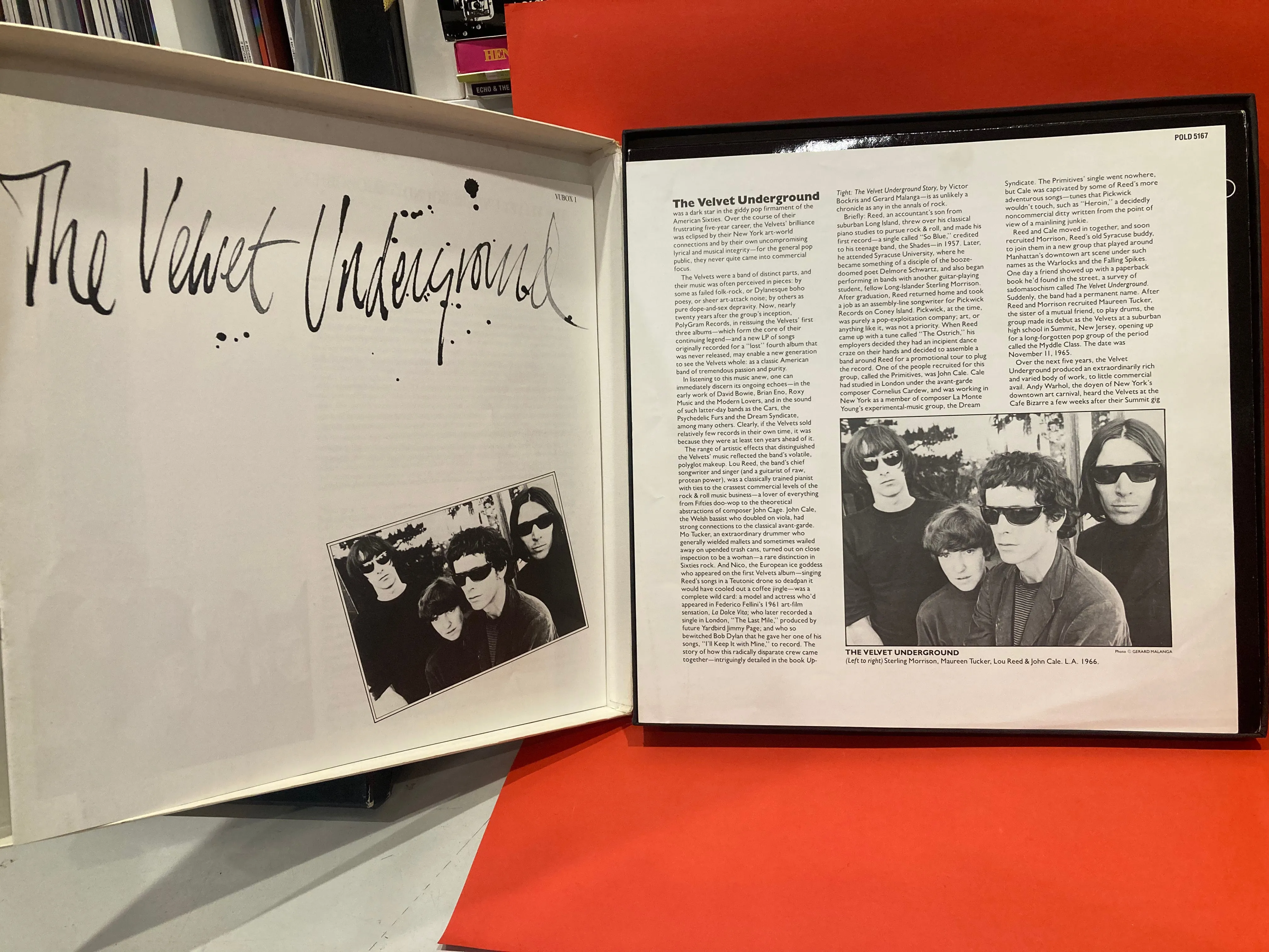 VELVET UNDERGROUND - 5X LP VINYL BOX SET - SUPER RARE (1986)