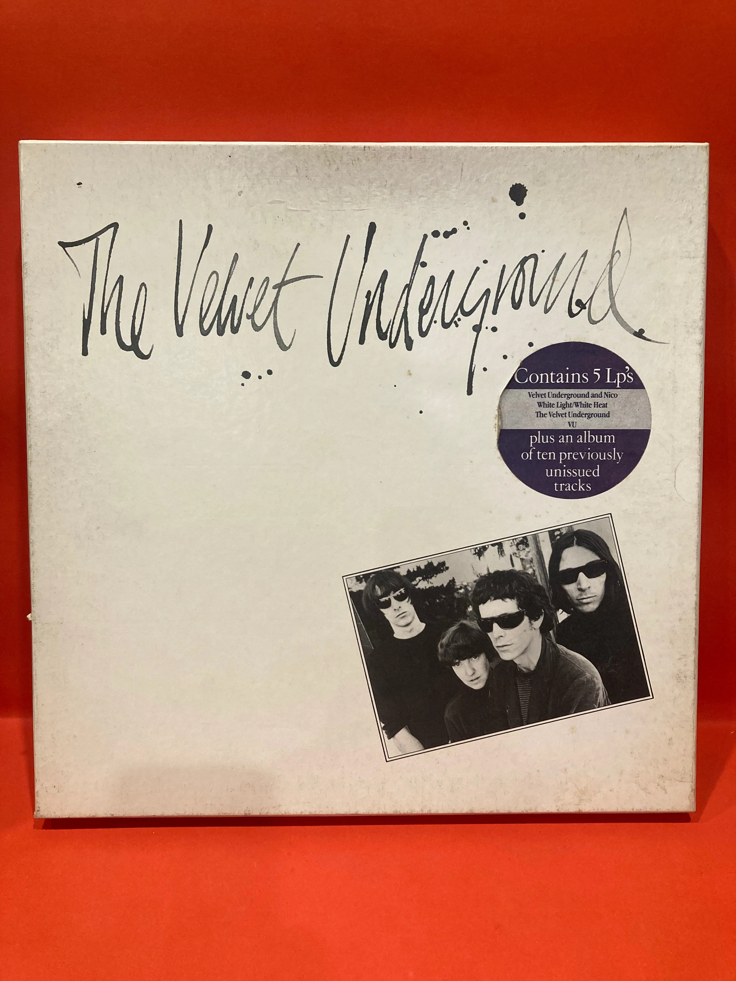 VELVET UNDERGROUND - 5X LP VINYL BOX SET - SUPER RARE (1986)