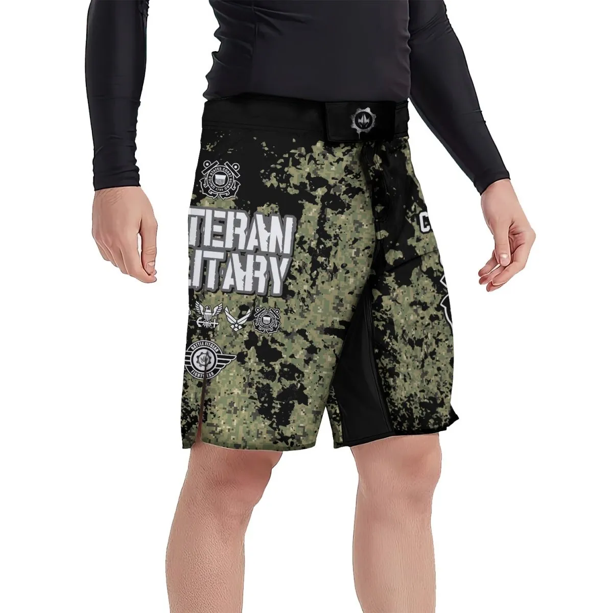 Veteran Coast Guard Camouflage Fight Shorts