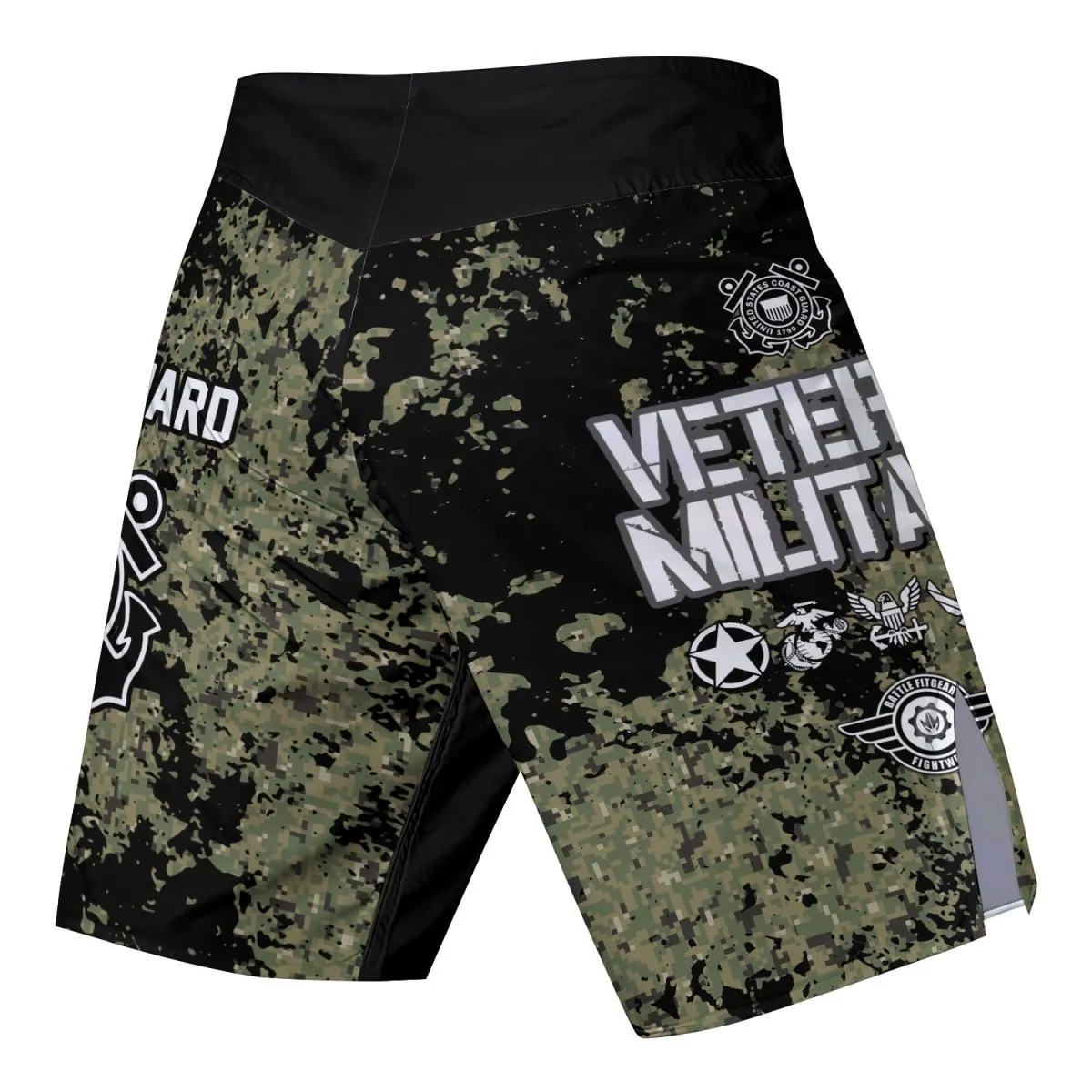 Veteran Coast Guard Camouflage Fight Shorts