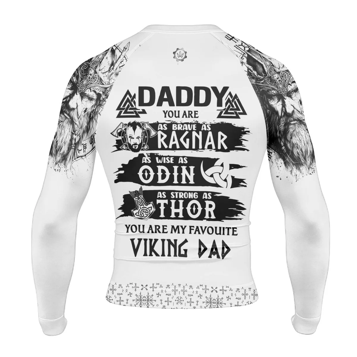 Viking Daddy Men's Long Sleeve Rash Guard