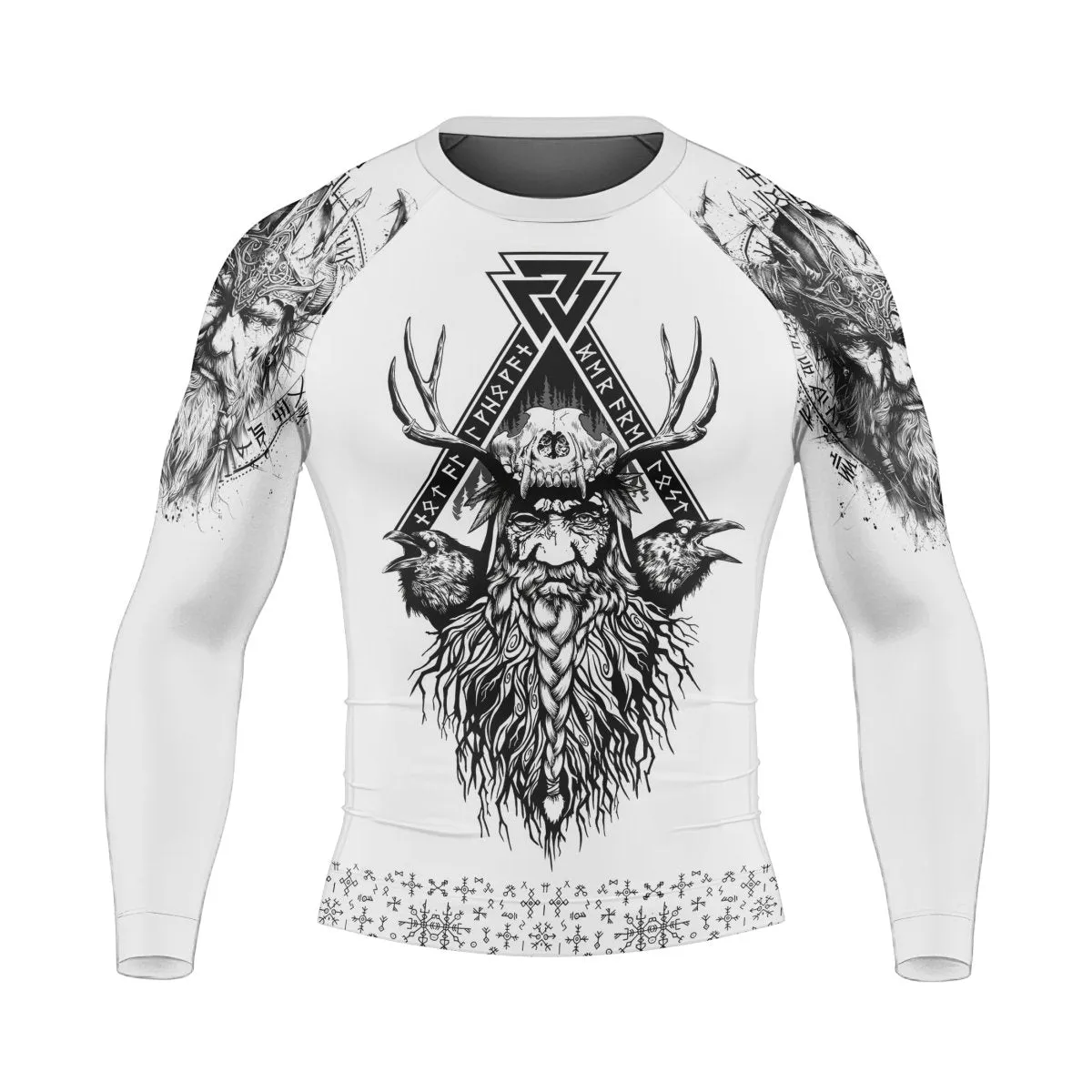 Viking Daddy Men's Long Sleeve Rash Guard