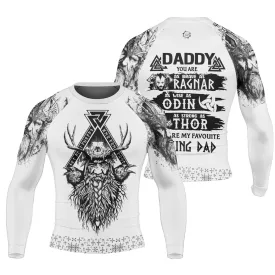 Viking Daddy Men's Long Sleeve Rash Guard