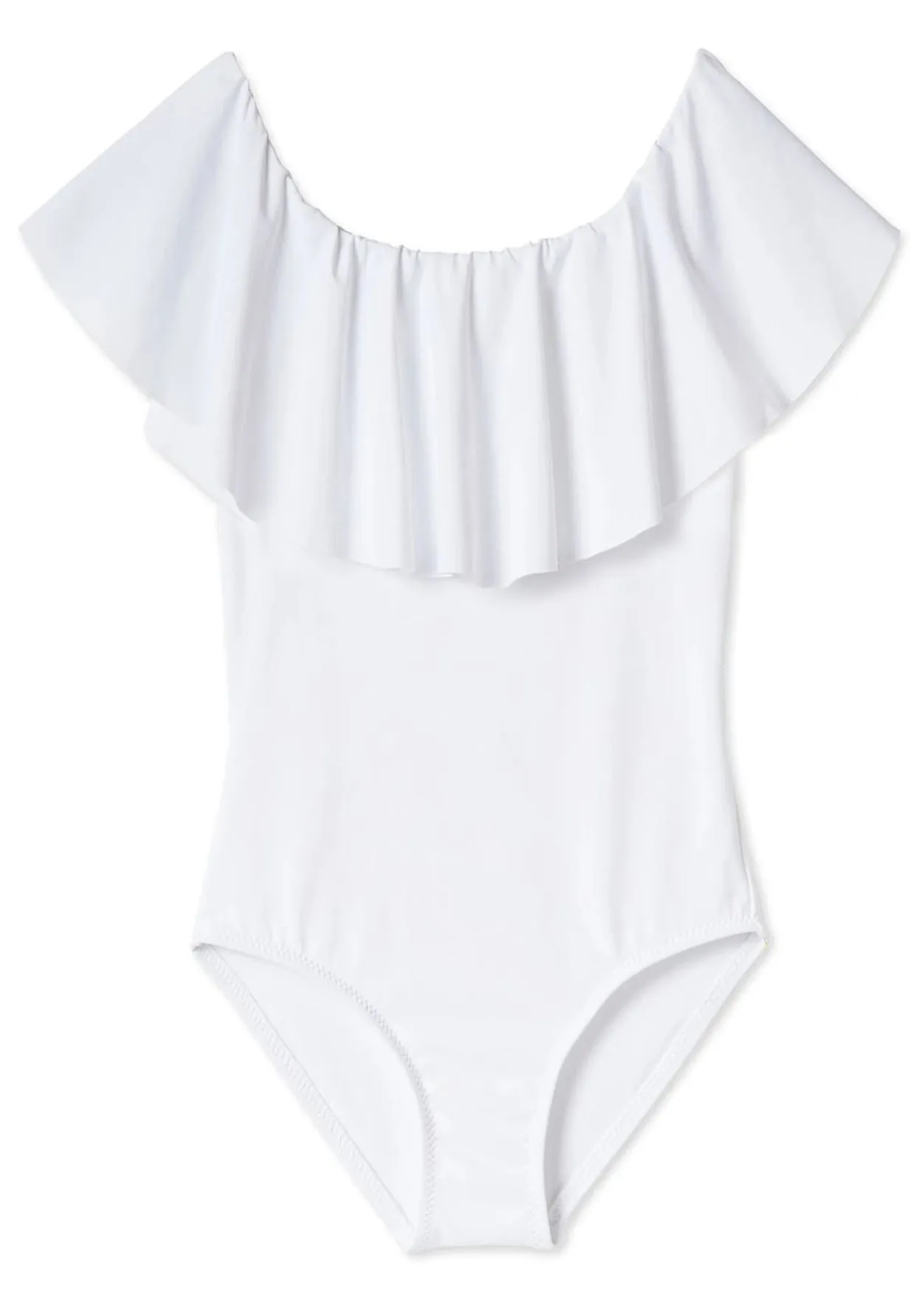 WHITE BATHING SUIT