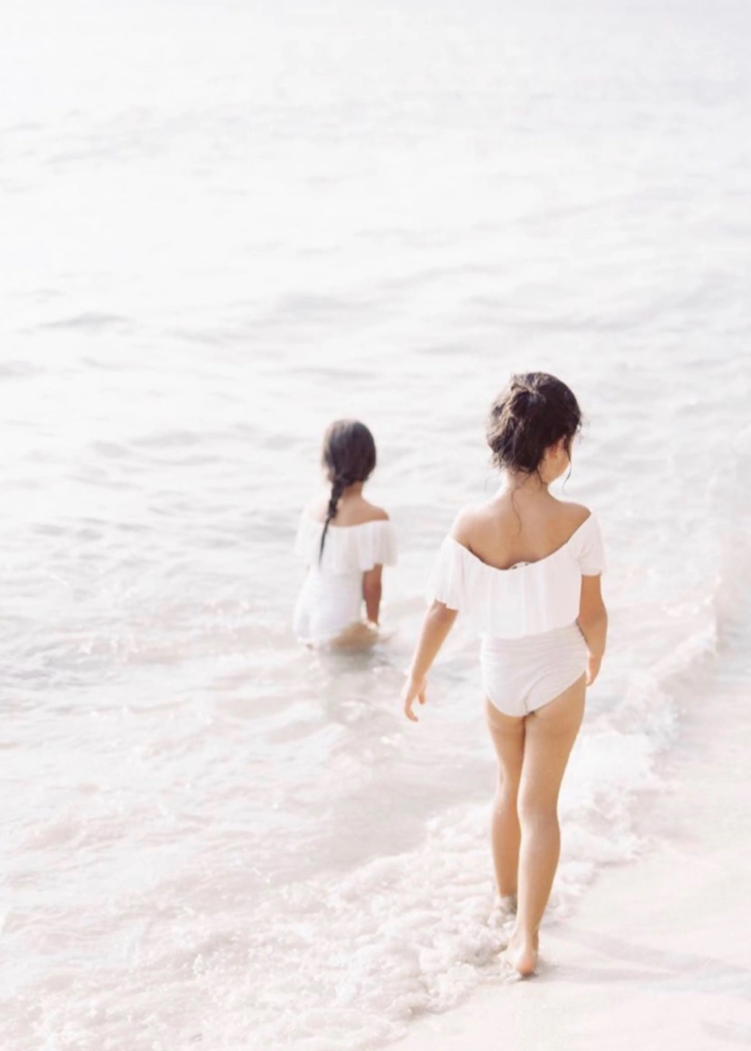 WHITE BATHING SUIT