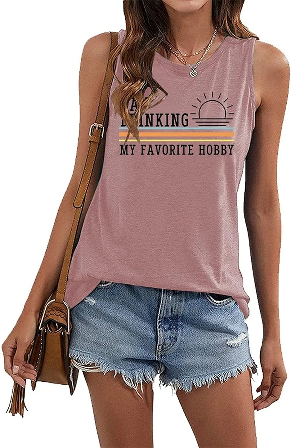 Women Day Drinking My Favorite Hobby Tank Tops