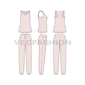 Women's Lounge Wear Pajama Set
